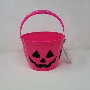Light Up Candy Pail Kids Pink Halloween Pumpkin Jack-O-Lantern CVS Pharmacy